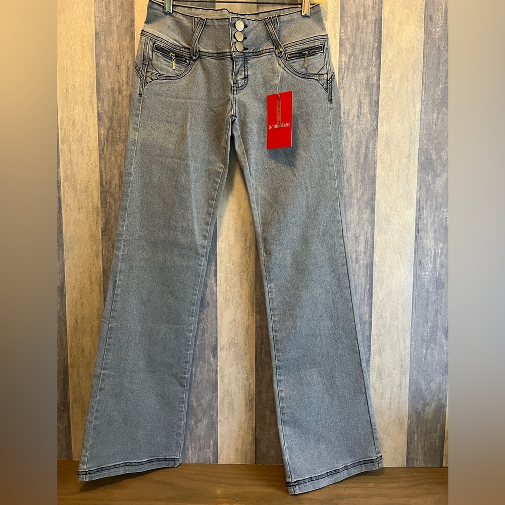 VTG Y2K 2000s, Bootcut, Distressed, Faded, Low Rise, Western, Cowgirl, 28x32